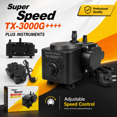 Super Speed TX-3000G++++ High Pressure Gas & Air Pump | Adjustable Mini Compressor